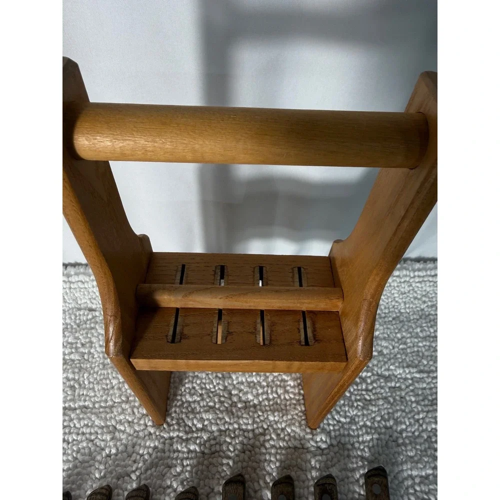 Carriage House Chef‎ Line Steak Knives Set with Wooden Block Washington Forge
